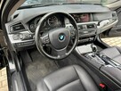BMW 525 Bixenon LED El.klapa Skóra Asystent Czujniki Navi Hak Serwis GWARANCJA - 9