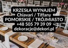 Krzesło Złote Glamure Wynajem Wypożyczalnia Gdynia Gdańsk - 3