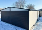 Promocja! Garaż blaszany RAL| 6x5 | profil 40x60 w cenie! - 2