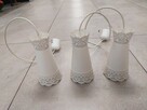 Lampy wiszace IKEA Molndal 3 sztuki białe Kraków