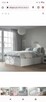 Łóżko BRIMNES ikea 160x200 biały w stanie idealnym - 1