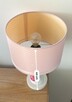 Lampka nocna różowa w kropki – do pokoju dziecięcego - 2