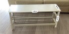 IKEA TJUSIG - ławka z półką na buty, biała 108 cm