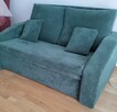 Sztruksowa łóżko sofa rozkładana DORMA - 2