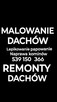 Malowanie Dachów Wszelkie REMONTY Naprawy Papowanie