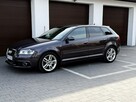 Audi A3 2.0Tdi 170KM Dsg S-line Navi Xenon Led Bose Łopatki Alcantara - 2