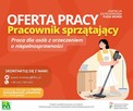 PRACOWNIK SPRZĄTAJĄCY (K/M) - OFERTA PRACY Z ORZECZENIEM