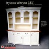 Witryna Barek 181`Biały Dąb Skandynawia Bekas Meble Stylowe - 6