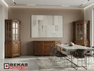 Duża komoda 180` Dąb Rustikal Lakierowana BEKAS - 4