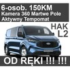 Ford Transit Custom 6-osob. Trend 150KM L2 Kamera 360 Martwe Pole HAK Od ręki ! - 1