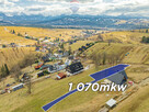 DZIAŁKA Z PANORAMĄ TATR  1070 m²