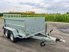 Przyczepa ciężarowa z trapem na budowę do quada traktorka - 2