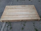 Palety z pełnym blatem 120x200 pod stelaż łóżka lub podest - 4