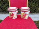 Pojemnik Kuchenny Porcelanowy Porcelany na Sól Cukier Słoik - 2