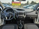 Hyundai i20 Opłacony Zdrowy  Zadbany  z Klimatyzacją po Serwisie 1 WŁ - 12