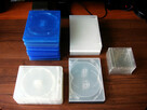 Pudełka Blue Ray, CD. DVD, mini CD (?). 51 sztuk! - 2