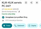 KLiK-KLiK serwis PC 24/7 Tanio-Dojazd - 3