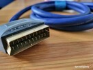 Przewód kabel euro scart vivanco 1,6 metr pozłacane końcówki - 4