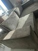 Naroznik sztruks szary beż z funcja spania - 3