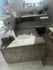 Naroznik sztruks szary beż z funcja spania - 2