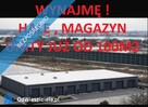 WYNAJMĘ HALE / MAGAZYN / POWIERZCHNIE DO PRZECHOWYWANIA