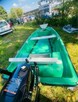 Łódka z przyczepą I silnikiem tohatsu 4 km - 6