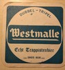 Podkładka, podstawka pod piwo Westmalle - Belgia - 3