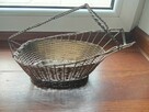 Sprzedam platerowany pleciony koszyk na wino