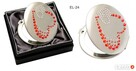 Lusterka kosmetyczne SERCE z Swarovski - 6
