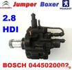 Pompa wtryskowa ciśnienia paliwa PEUGEOT BOXER JUMPER 2.8 HD