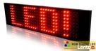 Wyświetlacz led, reklama led, tablica led 25x100cm - TANIO - 1