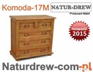Drewniana Nowa Komoda 17M od PRODUCENTA - Meble z drewna