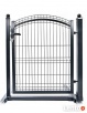 Furtka panelowa typ fala, ocynk + RAL 1x1,3m - 1