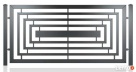Przęsło ogrodzeniowe, nowoczesny design, panel ogrodzeniowy - 1