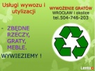 Sprzątanie strychu, garażu, cena tel 504-746-203, Wrocław