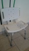Krzesło prysznicowe z oparciem aluminiowe białe AR-203 ARmed - 3