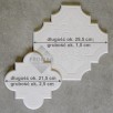 Płytki marokańskie ścienne MOZAIKA 3D panel dekoracyjny gips - 1