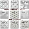 Mozaika arabeska carska PŁYTKI GIPSOWE panel dekoracyjny 3D - 5