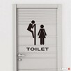 Naklejki na drzwi toalety łazienki WC WS-0182 - 2