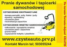 PRANIE TAPICERKI SAMOCHODOWEJ I MEBLOWEJ - 1