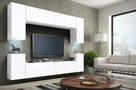 Nowoczesna meblościanka BERG C1 meble do salonu w macie LED - 1