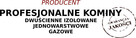 Komin dwuscienny izolowany 3m, fi 180 - 3