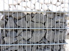 Czarny Kamień bazalt do gabionu 40-120 mm ogrodzenie grafit - 7