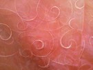Firana organza, organtyna haft pomarańcz lub ecru 150 cm - 4