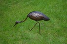 Czapla 80 cm do ogrodu dekoracja nie bocian Ptak - 3