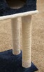 Nowy DRAPAK domek, drzewo dla kota/121 cm/biało-granatowy - 4