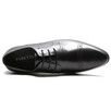 Buty Męskie Skórzane do Ślubu podwyższające wzrost +8CM - 2
