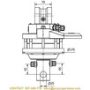 Rotator hydrauliczny 3t do Chwytak Żuraw Koparka Dźwig HDS - 6