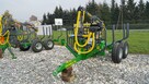 PRZYCZEPA LEŚNA 6t FARMA ŻURAW 4,2m HDS CHWYTAK ROZDZIELACZ - 6