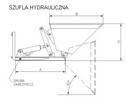 Szufla hydrauliczna 0,45m3 montowana na widłach - 3
